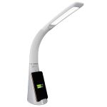 OttLite Wellness Series® Sanitizing Purify LED Desk Lamp with Wireless Charging, White